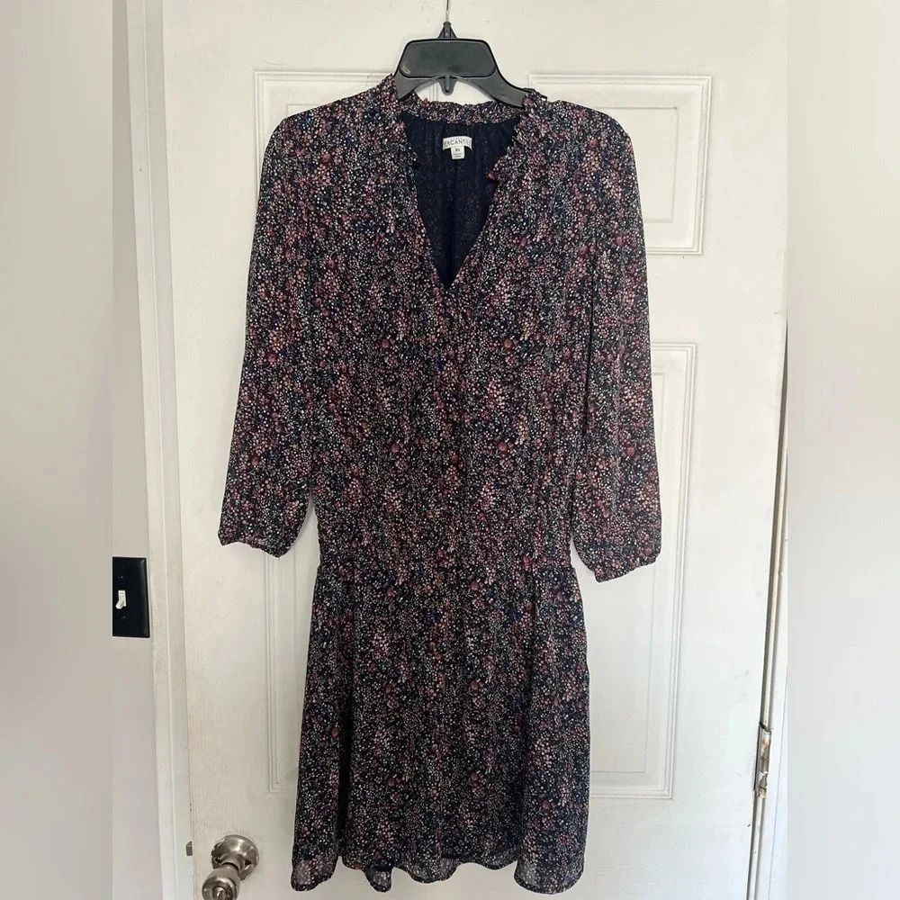 J.crew Mercantile floral light weight mini summer dress size XS
